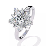 Bague Flocon neige