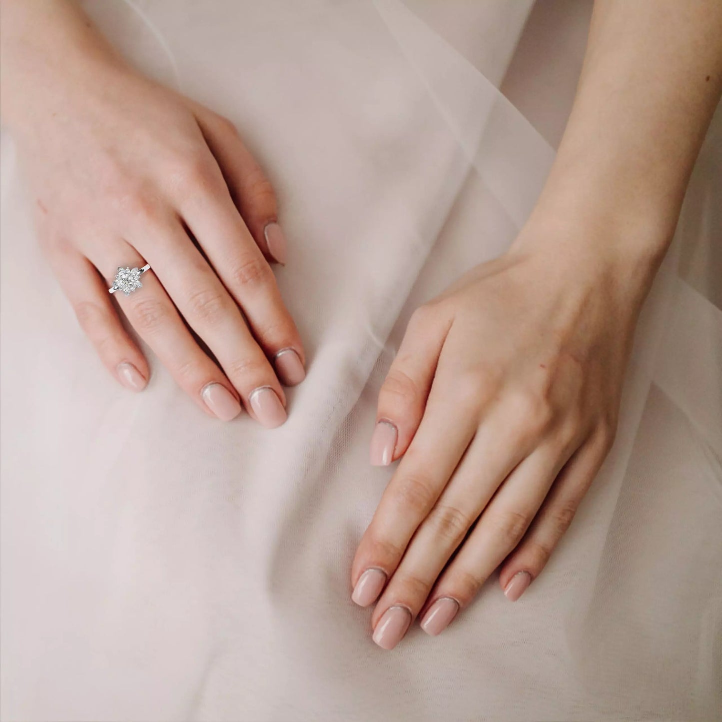 Bague Flocon neige